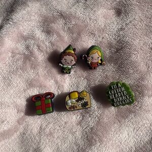 Festive Holiday Shoe Charm Set